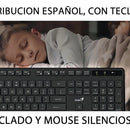 Combo Teclado + Mouse Inalambrico Genius Km-8206s Negro
