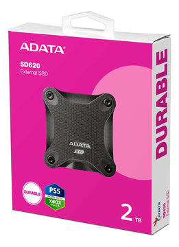 Unidad Solida Externa Adata Sd620 2tb Usb 3.2 (usb-a) Color Negro