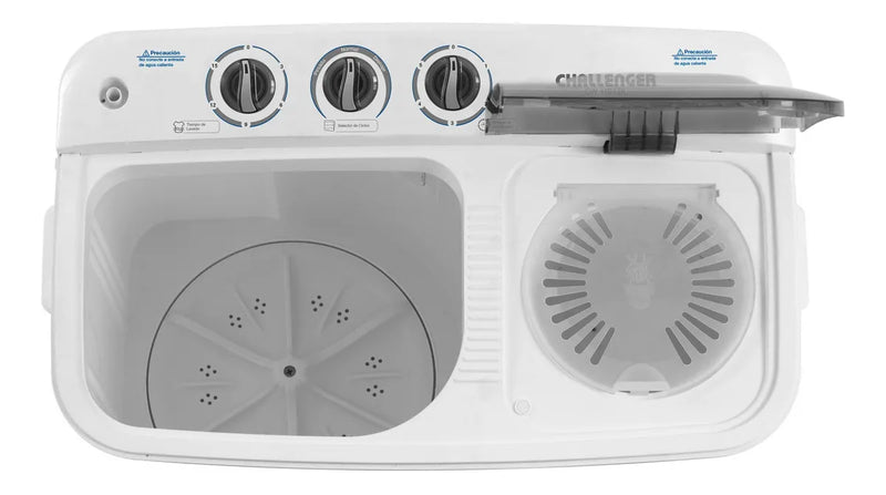 Lavadora Semiautomatica Doble Tina 7 Kg - Cw4707 Challenger Color Blanco
