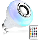 Bombillo Parlante Con Bluetooth Multicolores Blanco