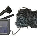 Luz Adorno Navideño Calida Carga Luz Solar 100 Leds