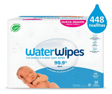 Toallas Húmedas Waterwipes X 448 Unidades (16x28)