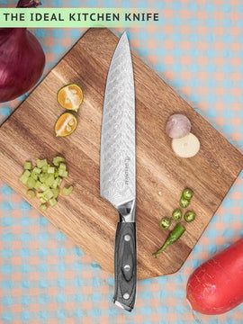 Cuchillo De Cocina Geschickt Chef 1 Unidad Plateado
