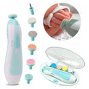 Lima De Uñas Para Bebes Con Lijas Intercambiables Azul Y Rosado
