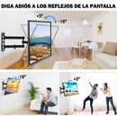 Fopnew® X-400 Soporte De Pantalla Pared Tv 15 A 55 Pulgadas 30kg Universal Inclinable Y Ajustable Color Negro
