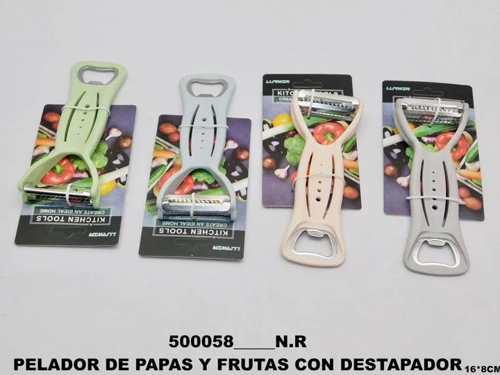 Pelador De Papas Fruta Verdura Destapador Botellas Pelapapas