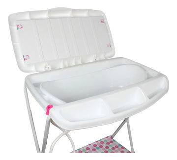 Bañera Tina Bebe con Cambiador Bebesit Gaviota niñas