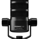 Rode Microfono Podmic Usb Dynamic Broadcast Microphone Color Negro