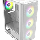 Gabinete Gamer Iceberg Flow E Blanca 4 Ventiladores Argb Blanco