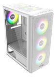 Gabinete Gamer Iceberg Flow E Blanca 4 Ventiladores Argb Blanco