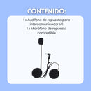 Audífono Y Microfono Repuesto Intercomunicador Moto V6