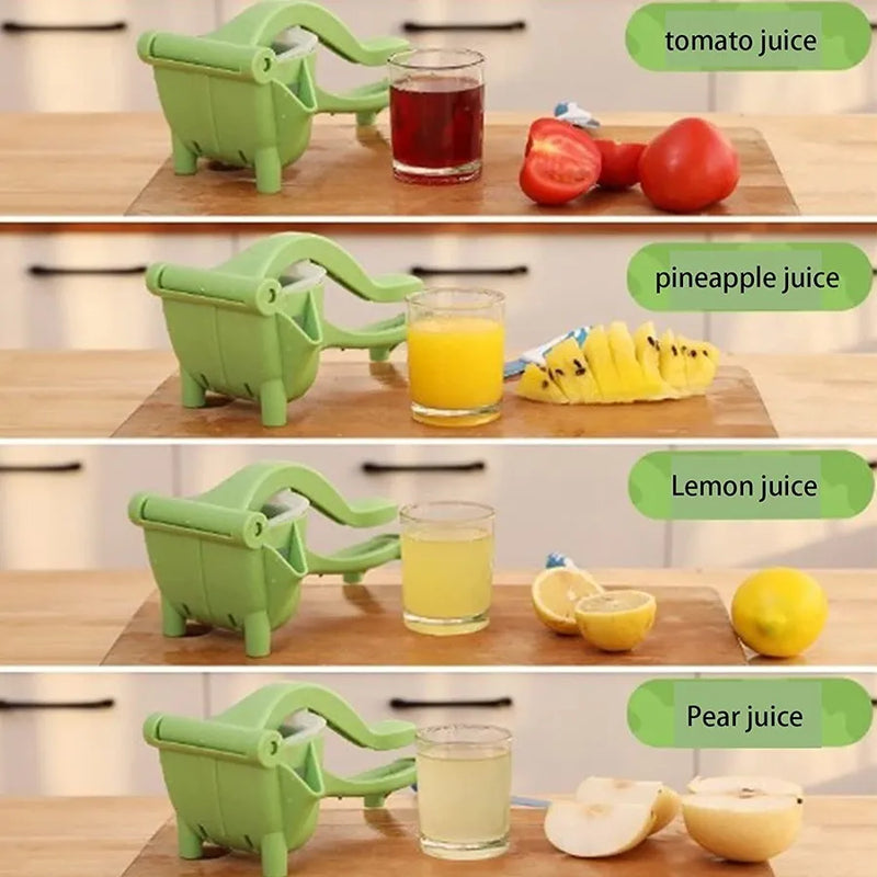 Exprimidor Manual Zumo De Frutas Jugo Natural Verde