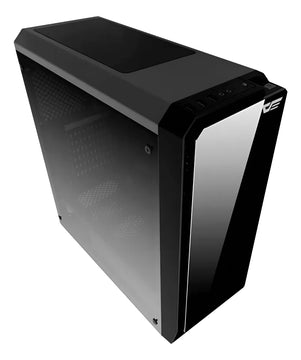 Caja Darkflash Water Square 5 Atx Vidrio Frontal Mid Tower Negro