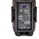 Cabina Recargable Américan Sound 10 Pulgadas Base+microfono Negro