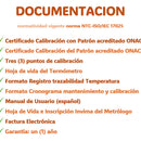 Termómetro Punzón Tp101 - Certificado Calibración
