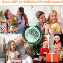 3d Lampara De Noche Led Galaxia Bola Cristal, Sistema Solar,luz Nocturna Colorida Led 3d Galaxia Bola De Cristal,base De Madera Regulable Modelo De Planeta De Amigos Y Amantes Navideños Para Niños