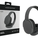 Auriculares Estéreo Envolventes Macaroon P2961 Genérica Color Negro