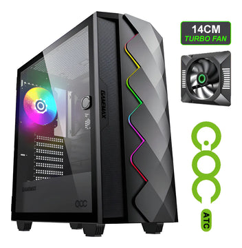 Chasis Gamer Gamemax Diamond Coc Color Negro