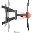 Soporte TV articulado 45 a 75 Md-p6 Color Negro