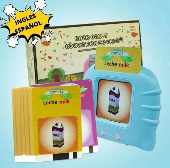 Lector Tarjetas Interactivas Educación Temprana Español-ingl Azul, Rosa