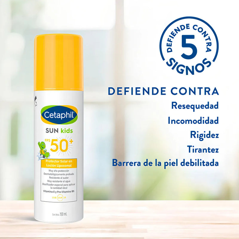 Fotoprotector Corporal Niños Fps 50+ Cetaphil 150 Ml