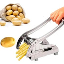 Cortador Picador Triturador De Papas Y Verduras Metálico Plateado