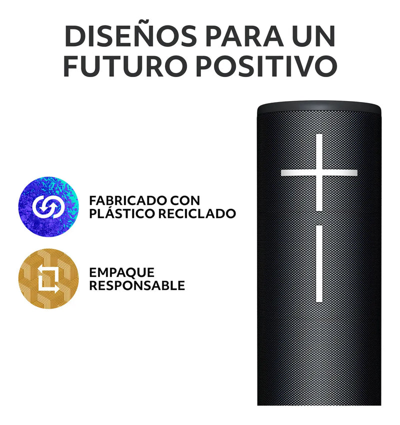 Ultimate Ears Megaboom 4 Parlante Bluetooth, Negro 12V