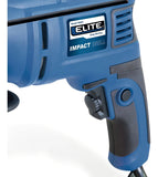 Taladro Percutor 1/2 3000 Rpm 600w Elite Id600 Color Azul Frecuencia 60 Hz