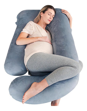 Almohada De Embarazo Cute Castle 144 Cm Gris Suave