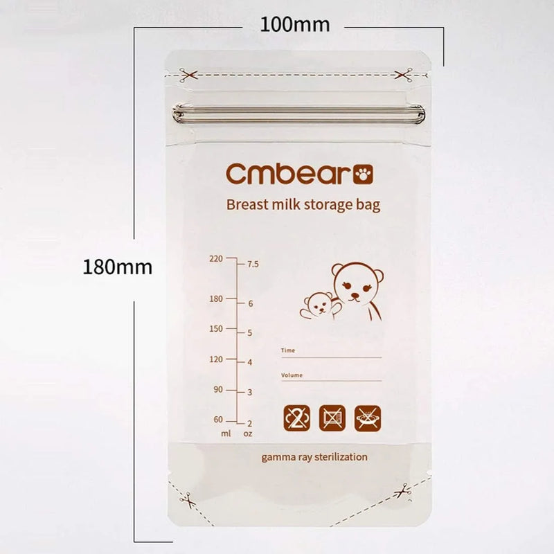 Bolsas De Almacenamiento De Leche Materna De 220 Ml X30 Und