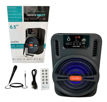 Parlante Cabina Bocina Bafle Micrófono Control Audio Portáti Diseño 1