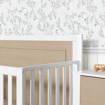 Carter's By Davinci Radley - Cuna Convertible 4 En 1 En Col. Color Blanco Y Madera Costera