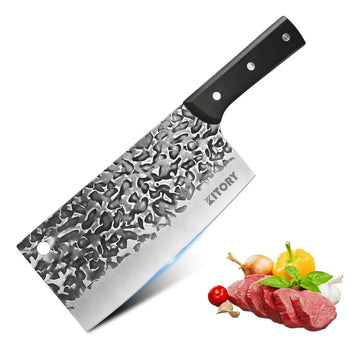 Cuchillo Achuela Profecional Chef Alto Carbono Madera