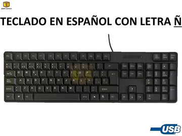 Teclado Antelope Conexión Usb Plug And Play, Tj-818 Negro