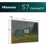 Televisor Hisense Canvas 55 Qled 4k 55s7n