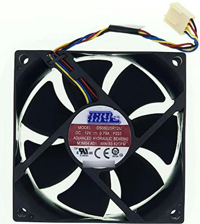 Ventilador De Cpu Avc Ds08025r12u Para Dell Tj5t2xps 8100 In