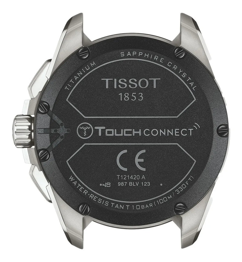 Reloj Para Hombre Tissot T121.420.47.051.06 Touch Connect Solar Analógico Digital Táctil