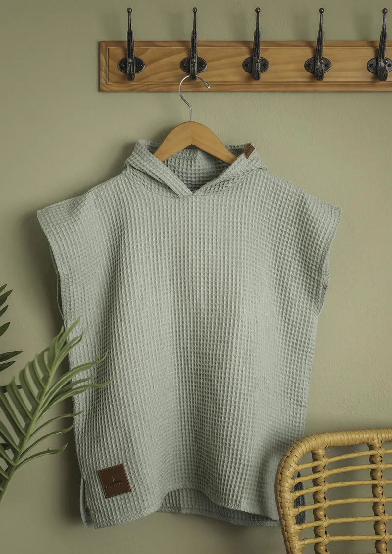 Portside Pier - Poncho De Toalla Con Capucha Premium Para Ni