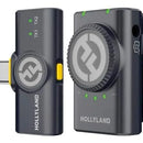 Sistema de micrófono Hollyland Lark M2 Combo con solapa negra