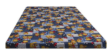 Colchoneta Antireflujo 100x60 En Tela Antifluido + Color Azul Osos Cariñosos