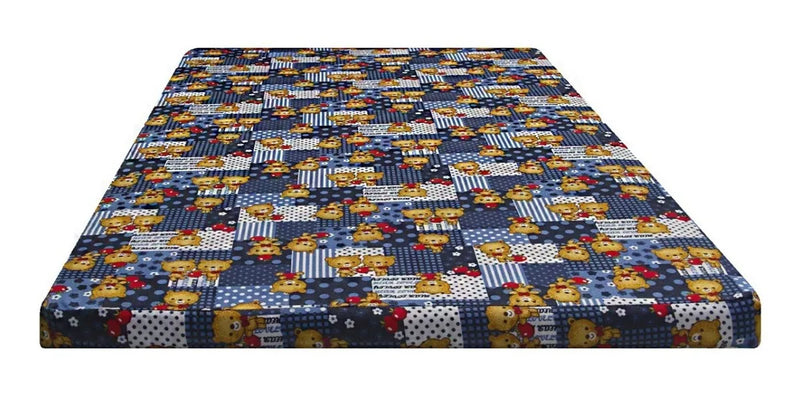 Colchoneta Antireflujo 100x60 En Tela Antifluido + Color Azul Osos Cariñosos