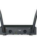 Microfonos Inalambricos Doble Takstar Ts3310 100mt 100ch Uhf Negro