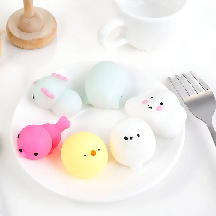 Bichinho Macio De Apertar Pop It Fidget Kit Squishy 3 Un