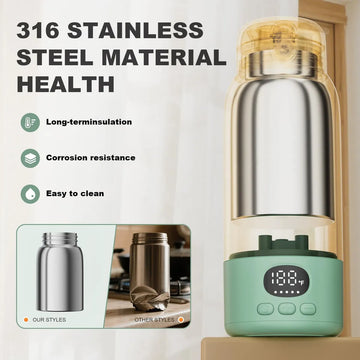 Calentador De Botellas Portátil Temperatura Ajustable 500 Ml
