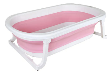 Bañera Bebe Plegable Portatil Wanda Happy Baby Color Rosa