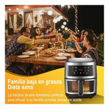 Freidora Digital Sin Aceite Air Fryer 12 Litros 2400w Negro