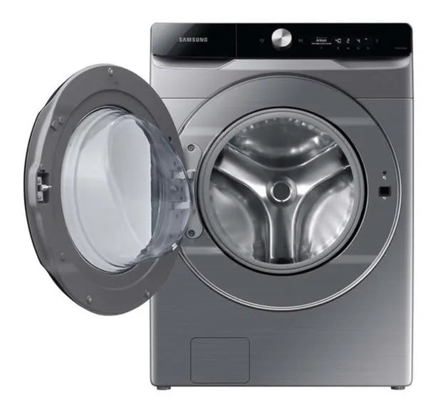 Lavadora Secadora Samsung 22 Kg Car Frontal Gris-wd22t6500gp Plateado