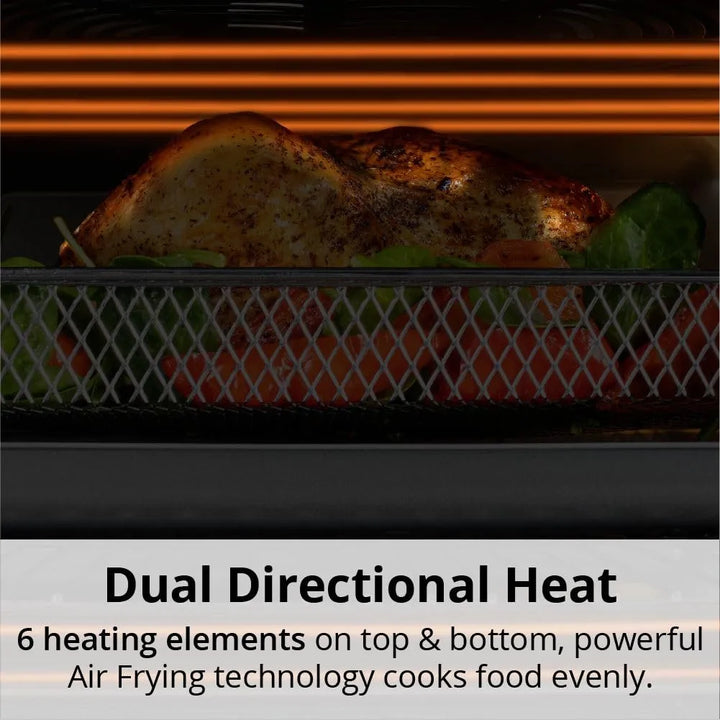 Freidora De Aire 34 Litros Acero Inoxidable Horno Grande