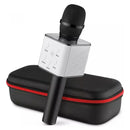 Microfono Inalambrico Karaoke Recargable Con Luz Led Color ! Color Amarillo
