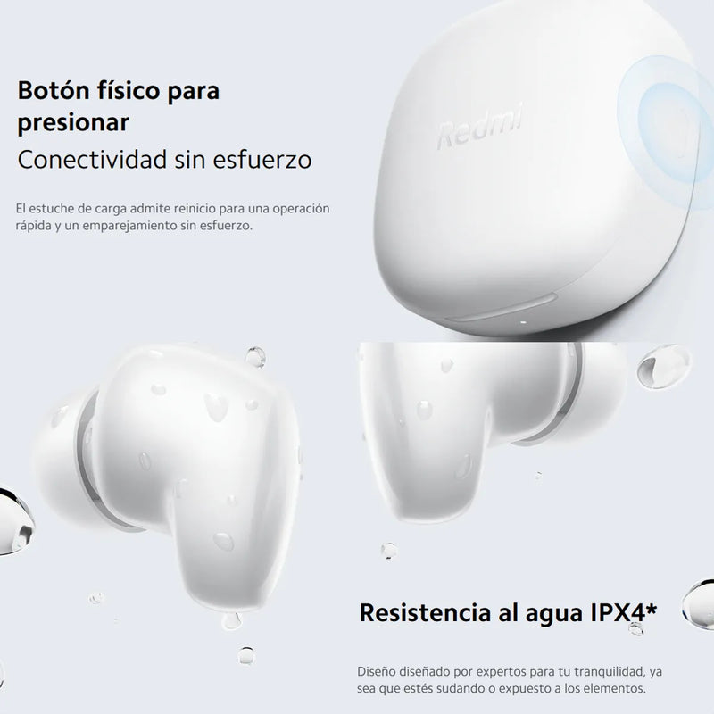 Xiaomi Redmi Buds 6 Play Auriculares Táctil Manos Libres Blk Negro